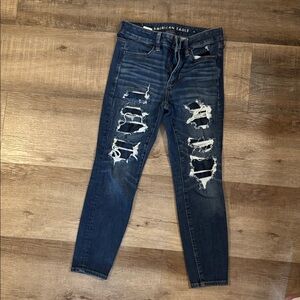 Blue Hi-Rise Jegging